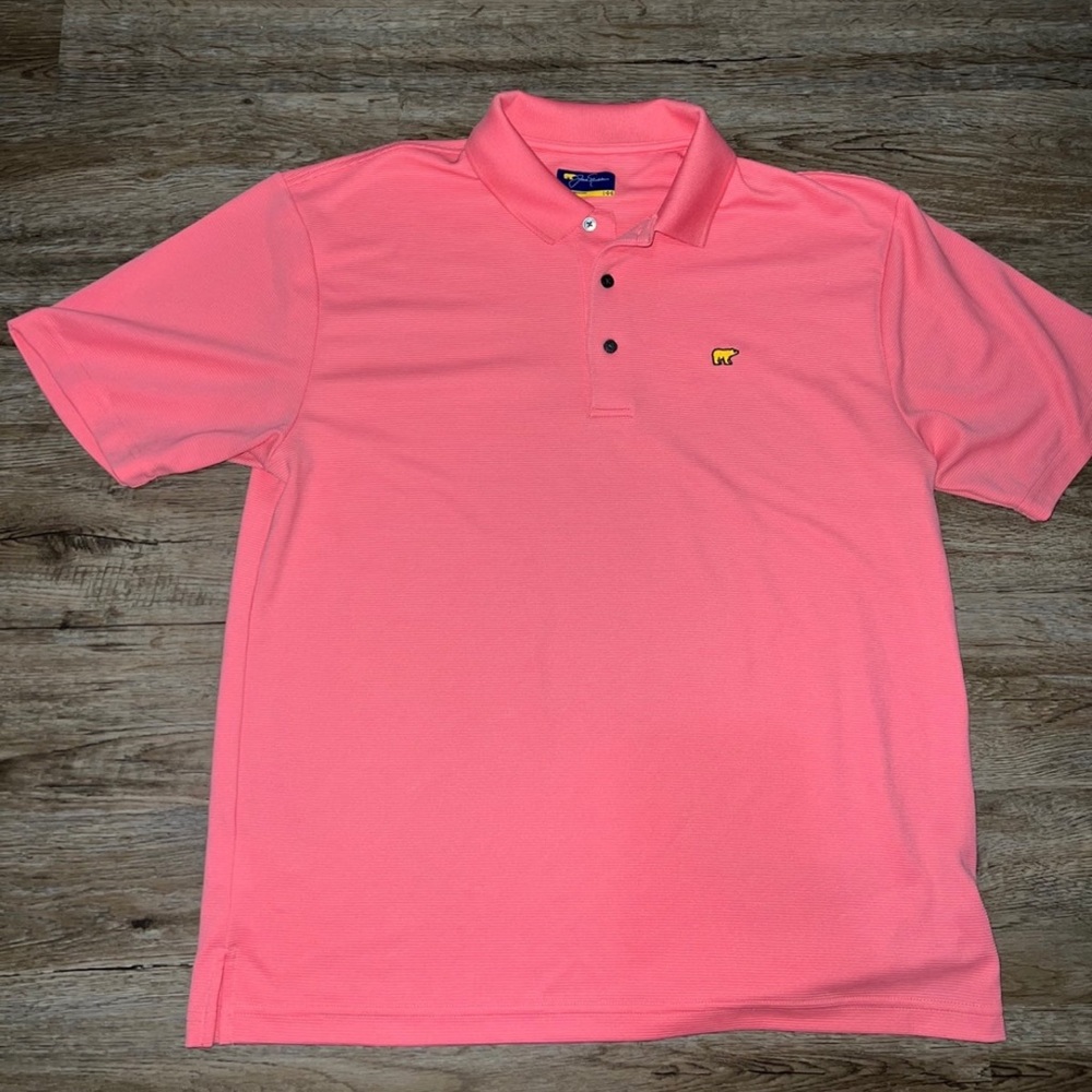 Pink Polo Shirt Large